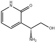 (R)-3-(1-AMINO-2-HYDROXYETHYL)PYRIDIN-2(1H)-ONE 结构式