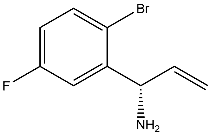 (1S)-1-(2-BROMO-5-FLUOROPHENYL)PROP-2-ENYLAMINE,1213006-05-3,结构式