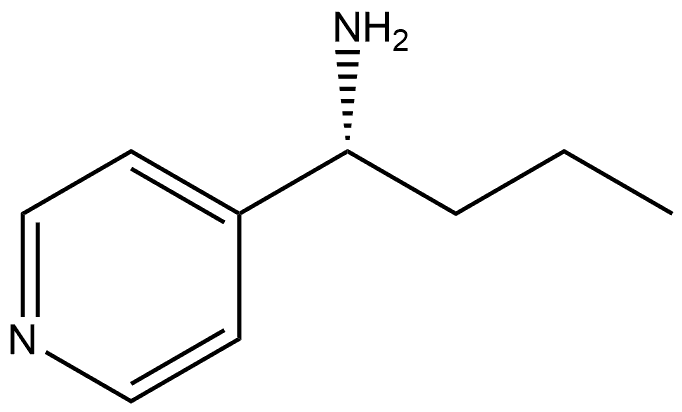 (1R)-1-(4-PYRIDYL)BUTYLAMINE 结构式