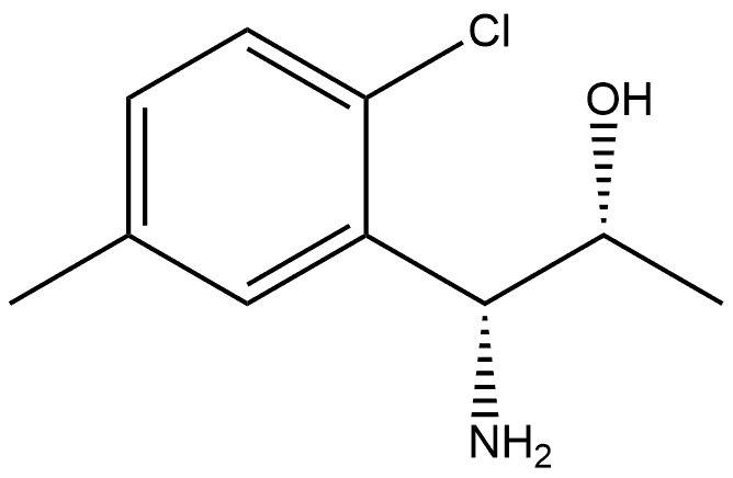 (1R,2R)-1-AMINO-1-(2-CHLORO-5-METHYLPHENYL)PROPAN-2-OL 结构式