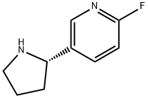 Pyridine, 2-fluoro-5-(2S)-2-pyrrolidinyl- 结构式
