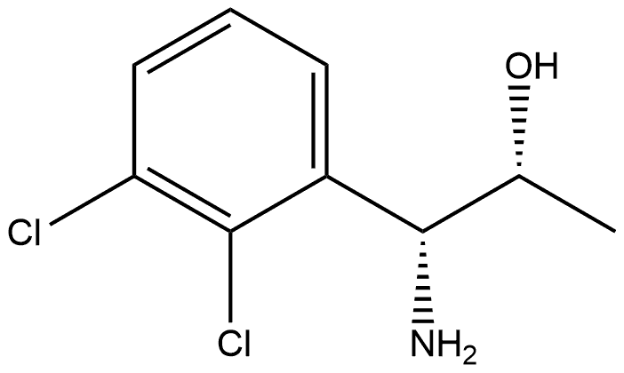 (1R,2R)-1-AMINO-1-(2,3-DICHLOROPHENYL)PROPAN-2-OL Structure