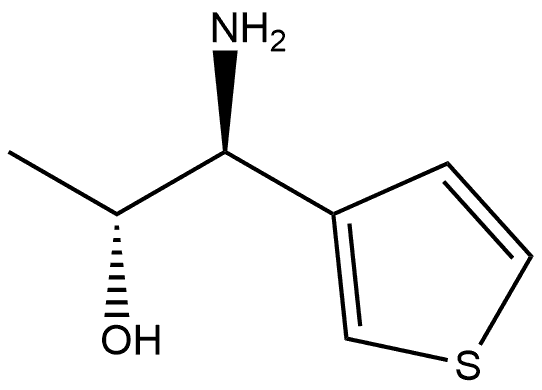(1S,2R)-1-AMINO-1-(3-THIENYL)PROPAN-2-OL 结构式