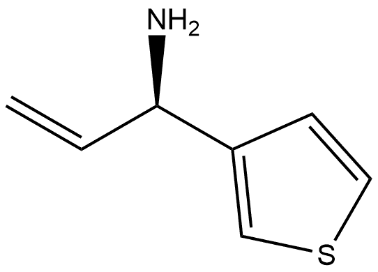 (1R)-1-(3-THIENYL)PROP-2-ENYLAMINE 结构式