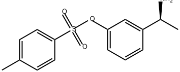 Phenol, 3-[(1S)-1-aminoethyl]-, 1-(4-methylbenzenesulfonate) Struktur