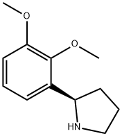 (2R)-2-(2,3-dimethoxyphenyl)pyrrolidine Struktur