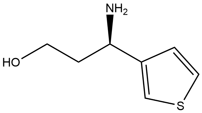 (3R)-3-AMINO-3-(3-THIENYL)PROPAN-1-OL Struktur