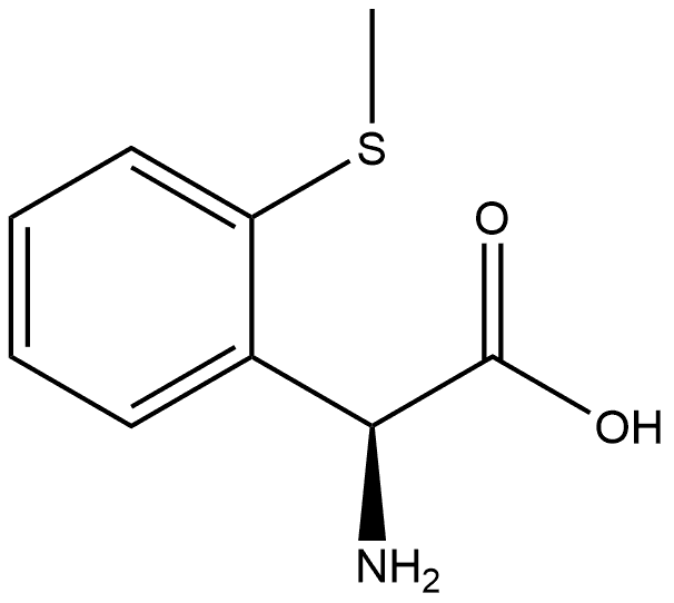 (S)-2-amino-2-(2-(methylthio)phenyl)acetic acid Structure