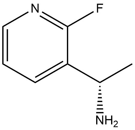 3-Pyridinemethanamine, 2-fluoro-α-methyl-, (αS)- Struktur