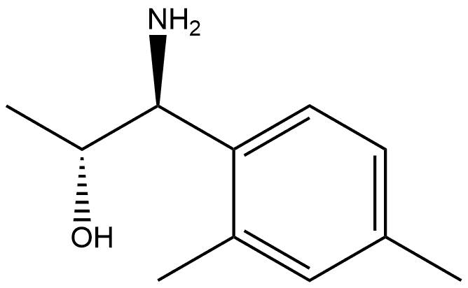 (1S,2R)-1-AMINO-1-(2,4-DIMETHYLPHENYL)PROPAN-2-OL Struktur
