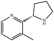 (S)-3-methyl-2-(pyrrolidin-2-yl)pyridine Structure