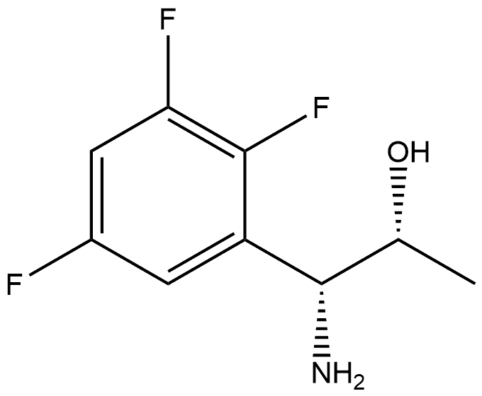 (1R,2R)-1-AMINO-1-(2,3,5-TRIFLUOROPHENYL)PROPAN-2-OL,1213581-98-6,结构式