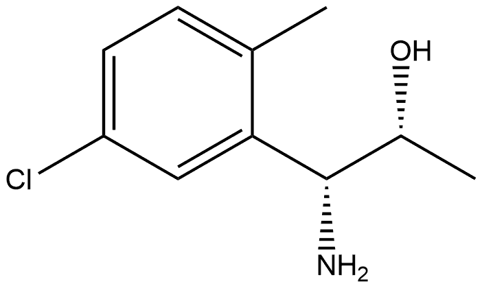 (1R,2R)-1-AMINO-1-(5-CHLORO-2-METHYLPHENYL)PROPAN-2-OL Structure