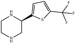 5-((2R)PIPERAZIN-2-YL)-2-(TRIFLUOROMETHYL)THIOPHEN|