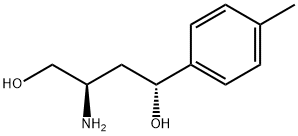 (1R,3R)-3-Amino-1-(4-methylphenyl)-1,4-butanediol 化学構造式