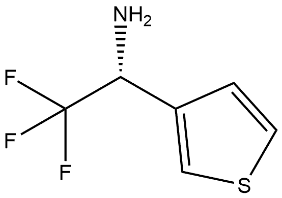 (1R)-2,2,2-TRIFLUORO-1-(3-THIENYL)ETHYLAMINE 结构式