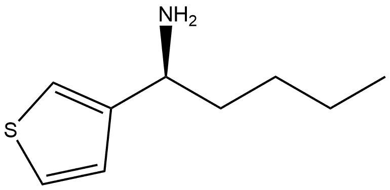 (1S)-1-(3-THIENYL)PENTYLAMINE 结构式