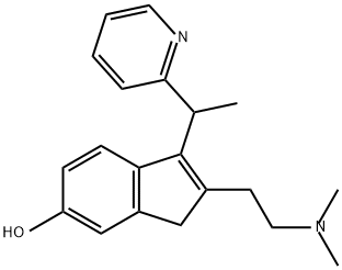 1H-Inden-6-ol, 2-[2-(dimethylamino)ethyl]-3-[1-(2-pyridinyl)ethyl]-|二甲茚杂质10