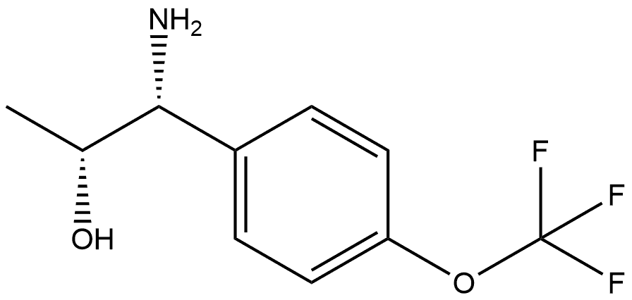 (1R,2R)-1-AMINO-1-[4-(TRIFLUOROMETHOXY)PHENYL]PROPAN-2-OL,1213917-19-1,结构式