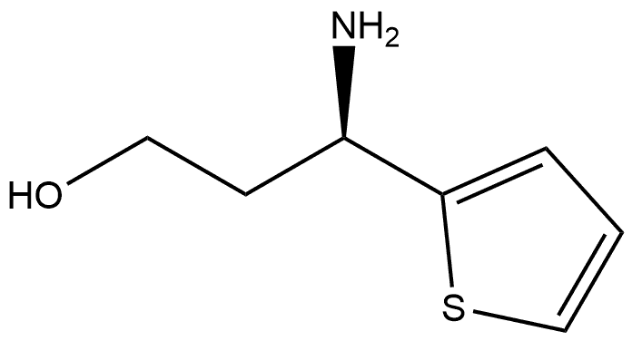 (3R)-3-AMINO-3-(2-THIENYL)PROPAN-1-OL 结构式