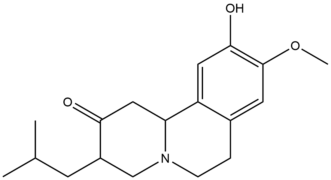 Tetrabenazine Impurity 21 Structure