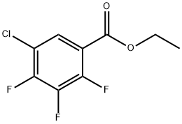 Ethyl 5-chloro-2,3,4-trifluorobenzoate Structure