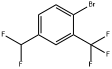 1-溴-4-(二氟甲基)-2-(三氟甲基)苯, 1214358-07-2, 结构式