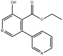 Ethyl 3-hydroxy-5-(pyridin-3-yl)isonicotinate 结构式