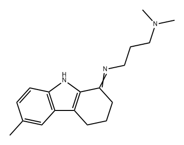 1,3-Propanediamine, N1,N1-dimethyl-N3-(2,3,4,9-tetrahydro-6-methyl-1H-carbazol-1-ylidene)-