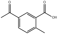 5-乙酰基-2-氟苯甲酸 结构式