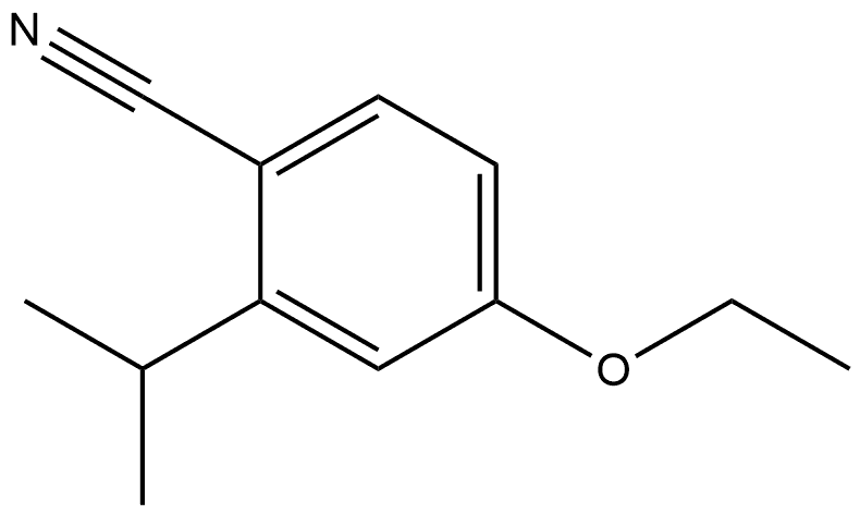 4-Ethoxy-2-(1-methylethyl)benzonitrile,1216191-09-1,结构式