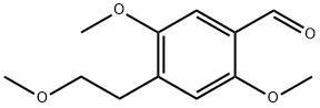Benzaldehyde, 2,5-dimethoxy-4-(2-methoxyethyl)-,121649-02-3,结构式