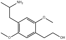 4-(2-Aminopropyl)-2,5-dimethoxybenzeneethanol Structure