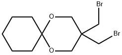 3,3-双(溴甲基)-1,5-二氧杂螺[5.5]十一烷, 121705-21-3, 结构式