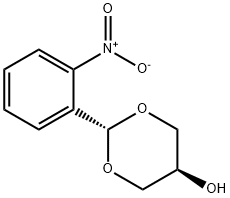 1,3-Dioxan-5-ol, 2-(2-nitrophenyl)-, trans- 结构式