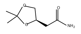 (R)-2,2-DIMETHYL-1,3-DIOXOLANE-4-ACETAMIDE Struktur