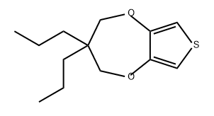 2H-Thieno[3,4-b][1,4]dioxepin, 3,4-dihydro-3,3-dipropyl- 结构式