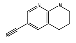 1,8-Naphthyridine-3-carbonitrile, 5,6,7,8-tetrahydro- Structure