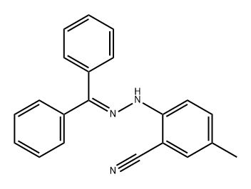 Benzonitrile, 2-[2-(diphenylmethylene)hydrazinyl]-5-methyl-