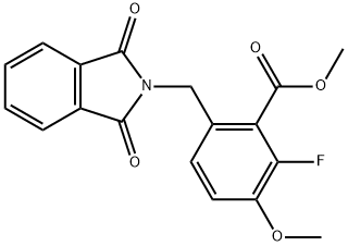 Benzoic acid, 6-[(1,3-dihydro-1,3-dioxo-2H-isoindol-2-yl)methyl]-2-fluoro-3-methoxy-, methyl ester