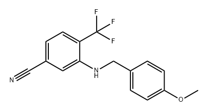 Benzonitrile, 3-[[(4-methoxyphenyl)methyl]amino]-4-(trifluoromethyl)-