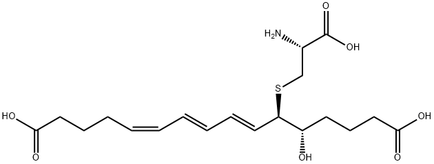 16-carboxytetranordihyroleukotriene E4 结构式