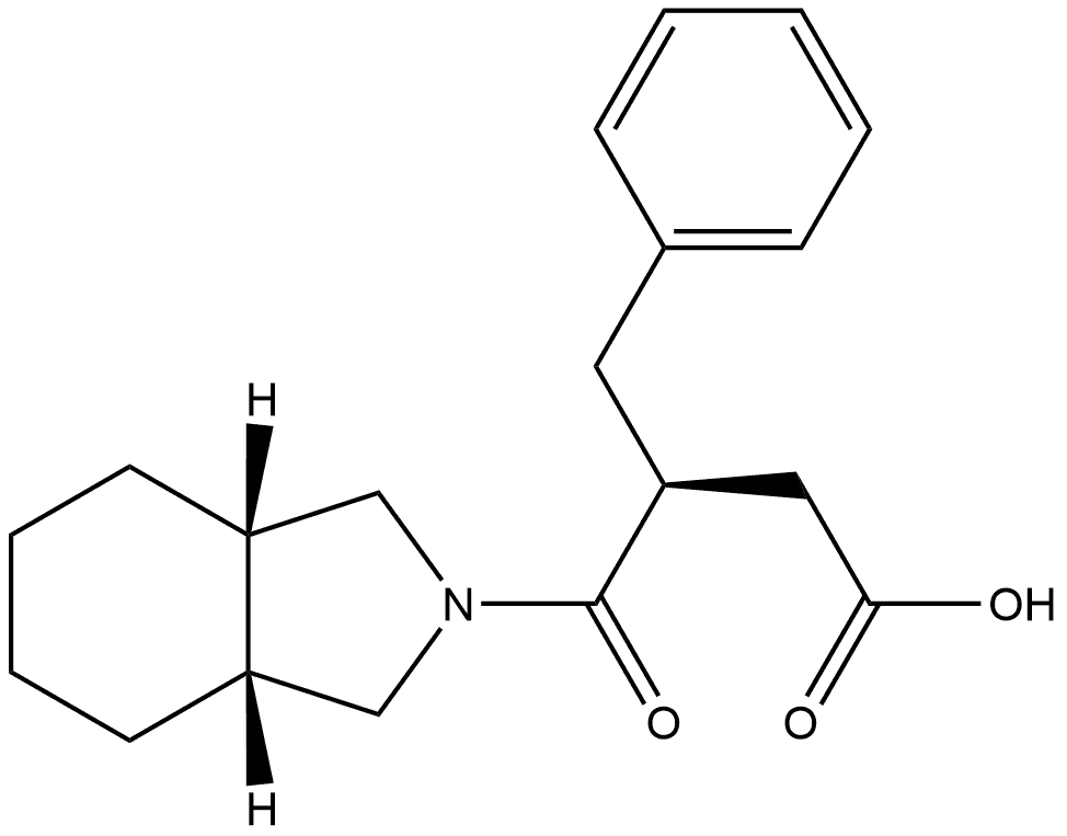 2H-Isoindole-2-butanoic acid, octahydro-γ-oxo-β-(phenylmethyl)-, (βS,3aR,7aS)-,1220913-25-6,结构式