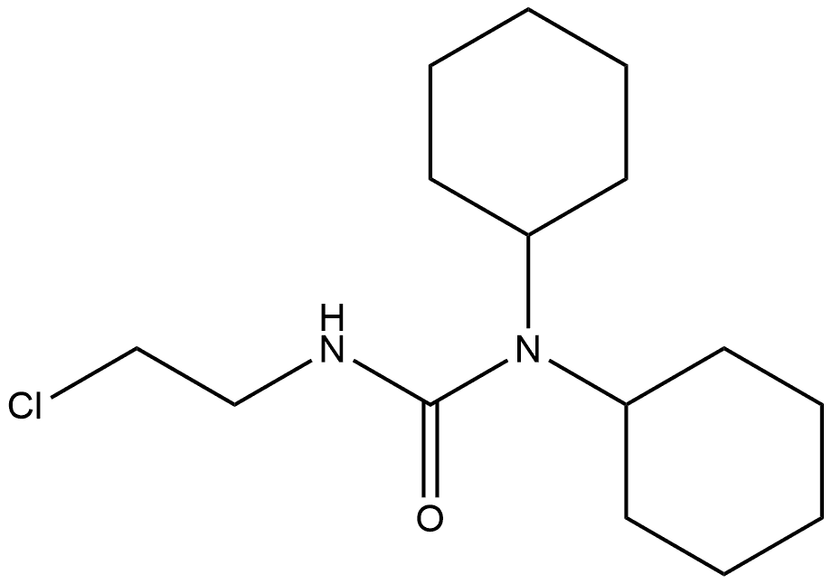 N′-(2-Chloroethyl)-N,N-dicyclohexylurea Structure