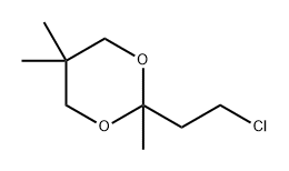 1,3-Dioxane, 2-(2-chloroethyl)-2,5,5-trimethyl-