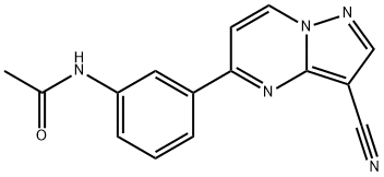 Acetamide, N-[3-(3-cyanopyrazolo[1,5-a]pyrimidin-5-yl)phenyl]-