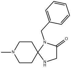 1,4,8-Triazaspiro[4.5]decan-2-one, 8-methyl-1-(phenylmethyl)-|1-苄基-8-甲基-1,4,8-三氮杂螺[4.5]癸烷-2-酮