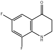 4(1H)-Quinolinone, 6,8-difluoro-2,3-dihydro- Struktur