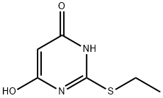 4(3H)-Pyrimidinone, 2-(ethylthio)-6-hydroxy- 结构式