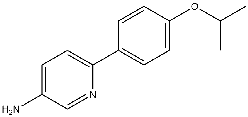 6-[4-(1-Methylethoxy)phenyl]-3-pyridinamine Struktur